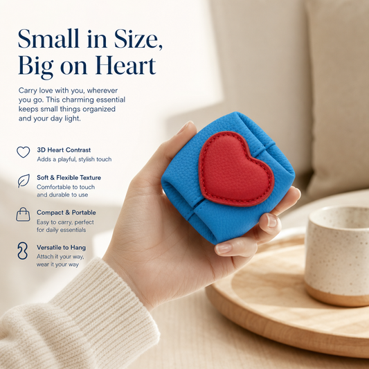 🥹💖A small, divine luxury gift for jewelry lovers --Sweetheart Mini Leather Clutch✨